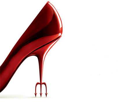 Movie The Devil Wears Prada High heels in the poster