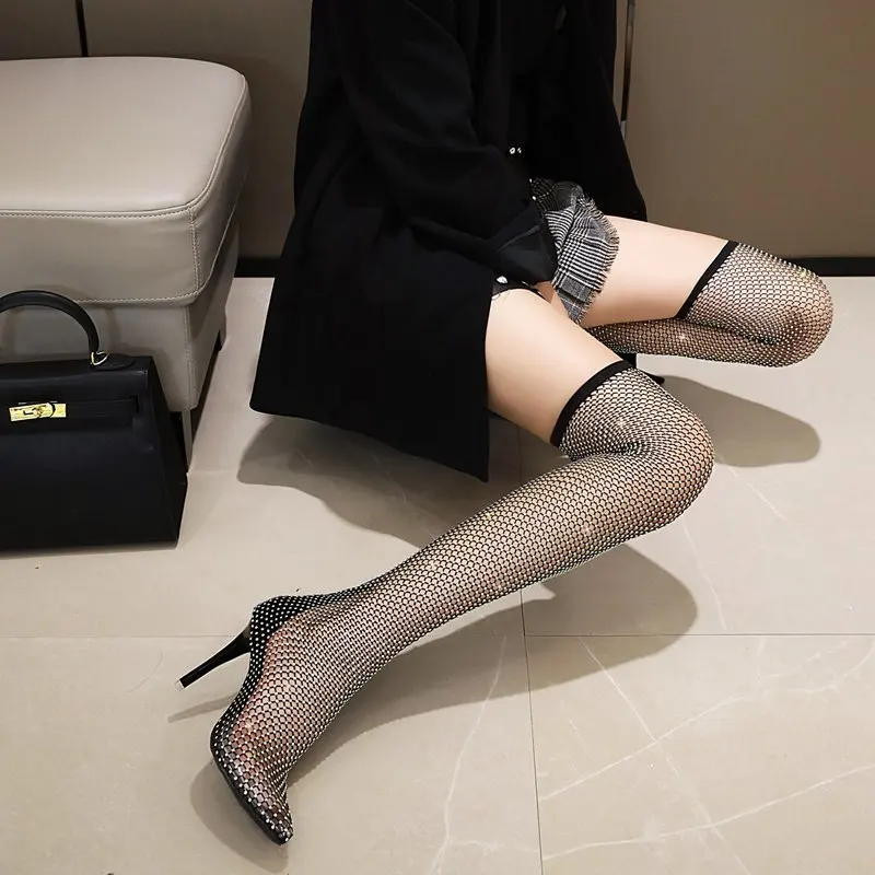 pantyhose high heels