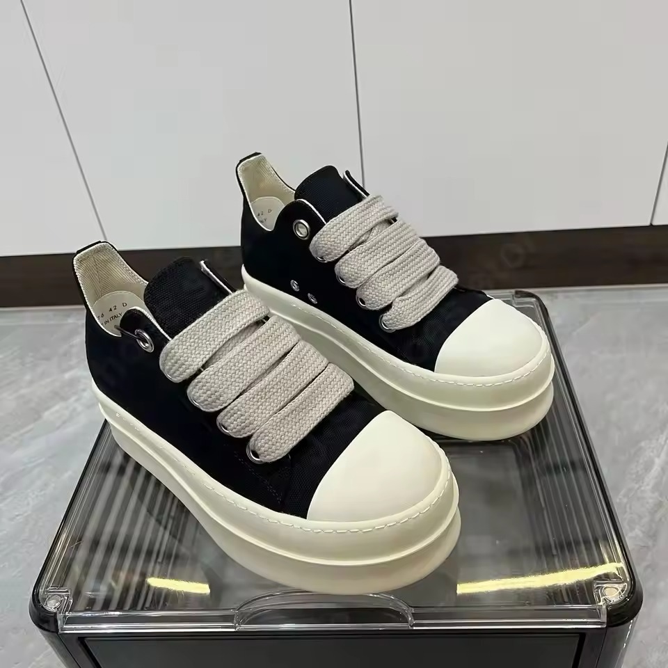 rick owens Jumbo Laces low-top shoes